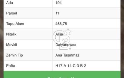 LAPSEKİ DALYANDA %30 4 KAT İMARLI SATILIK ARSA