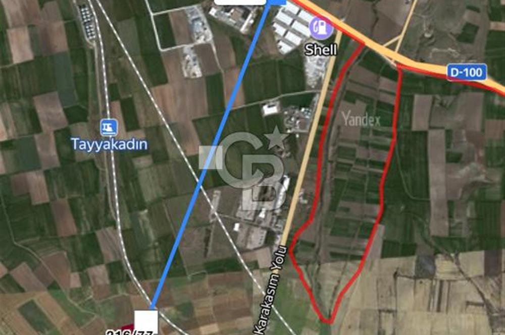 Edirne Tayakadın’da Mirastan 5528m2 Tek Tapu Satılık Tarla