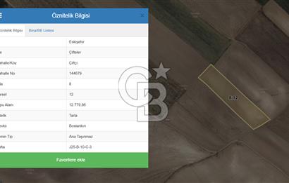 CB AMBİANCE'DAN ESKİŞEHİR ÇİFTELER'DE SATILIK TARLA