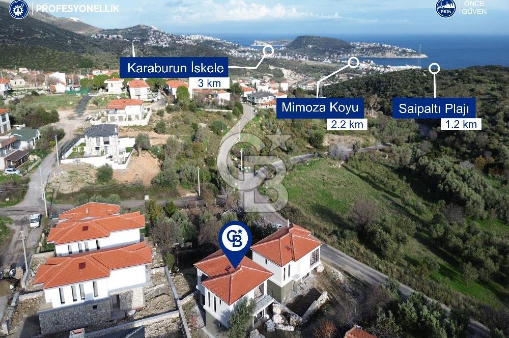 Karaburun Saip Mahallesi'nde 4+1 Müstakil Villa