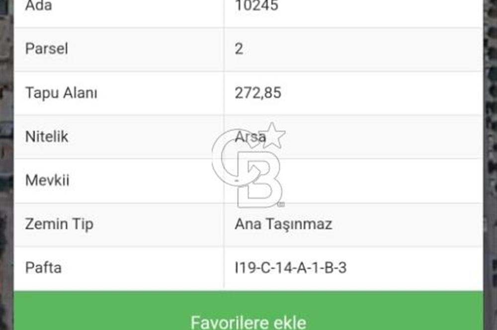 BALIKESİR GÜMÜŞÇEŞME MH.'DE 272,85 M² 3 KAT İMARLI ARSA