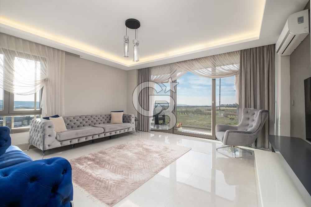 BURSA, MUDANYA, AVLU BADEMLİ'DE SATILIK 4,5+1 DUBLEX DAİRE