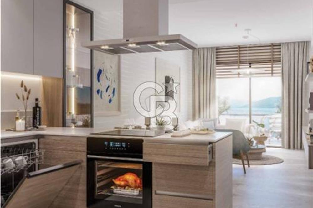 PRİVATUS AYVALIK OLİVA MARE' de denize sıfır 1+1 daireler