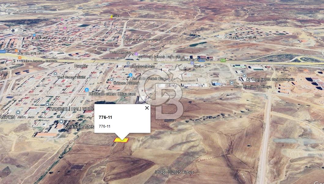 KIRIKKALE YAHŞİHAN MERKEZDE 0,90 EMSAL SATILIK ARSA 