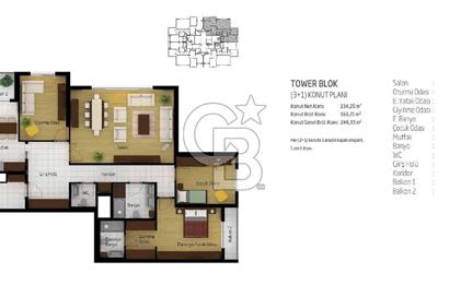 ANKARA YENİMAHALLE YDA PARK AVENUE SİTESİ 3+1 KİRALIK DAİRE