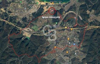 Sarıyer uskumkuköyde satılık villa imarlı arsa