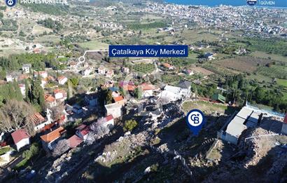 Karaburun Çatalkaya Köy Merkez'inde 323 m² İmarlı Arsa