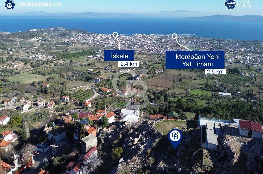 Karaburun Çatalkaya Köy Merkez'inde 323 m² İmarlı Arsa