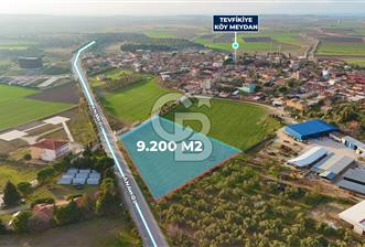 Çanakkale Tevfikiye Köyünde 9.200 M2 İmarlı Satılık Arsa !