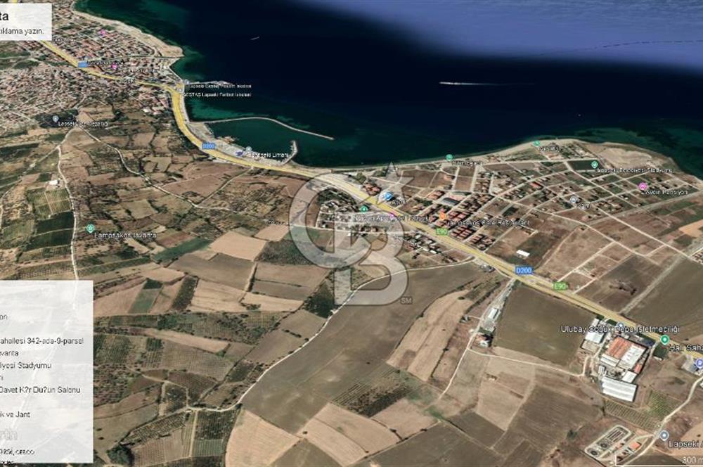 ÇANAKKALE LAPSEKİ'DE %30 4 KAT İMARLI SATILIK ARSA