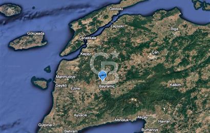 Çanakkale Bayramiç'te 683 m2 İmarlı Arsa