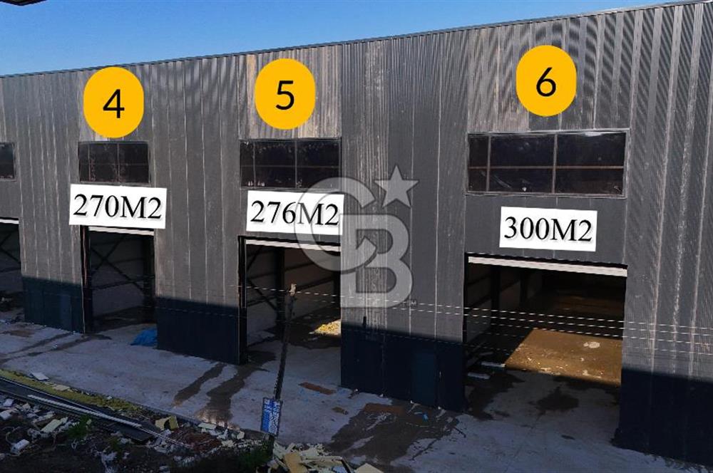 YALOVA ALTINOVA TERSANELER BÖLGESİNDE SATILIK HANGAR İŞYERLERİ!