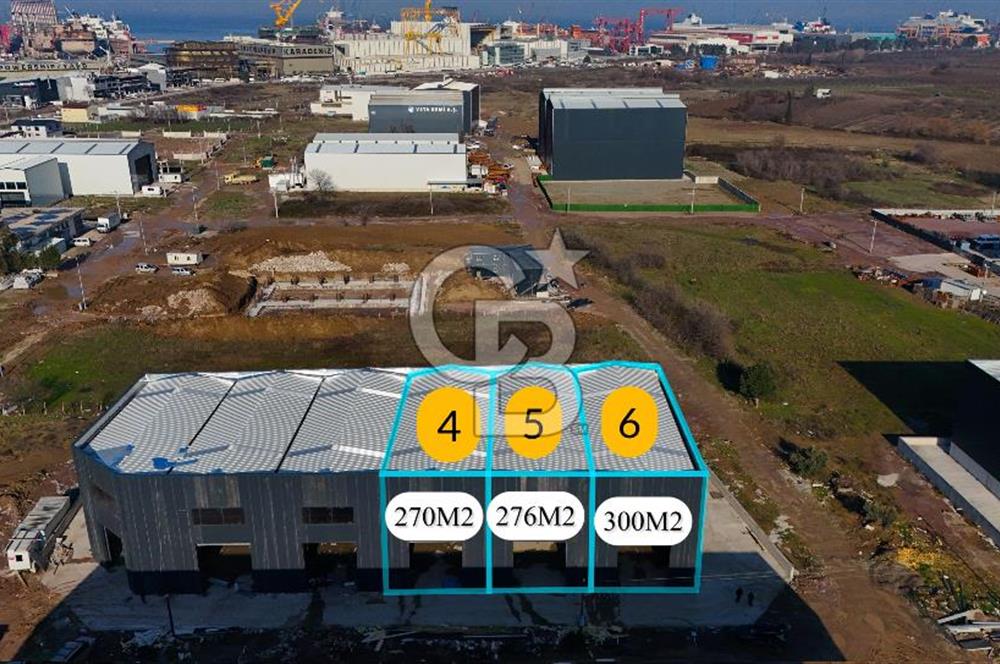 YALOVA ALTINOVA TERSANELER BÖLGESİNDE SATILIK HANGAR İŞYERLERİ!