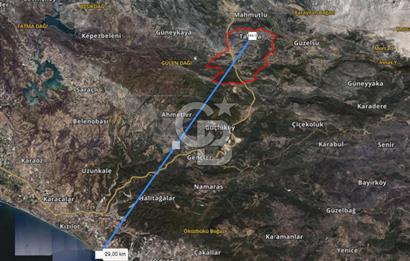 Antalya Taşlıca'da Köy Dibinde Satılık Tarla