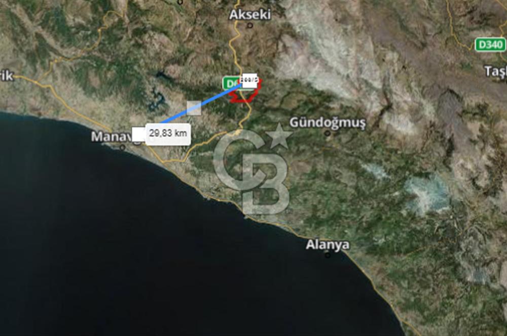 Antalya Taşlıca'da Köy Dibinde Satılık Tarla