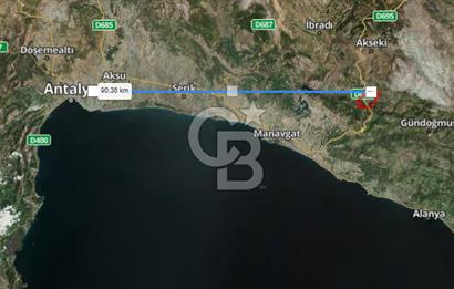 Antalya Taşlıca'da Köy Dibinde Satılık Tarla