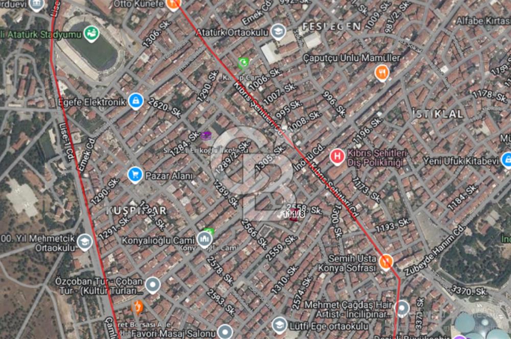 Kıbrıs Şehitler Cad. Fırsat 2+1 68 M² Satılık Lüx Daire
