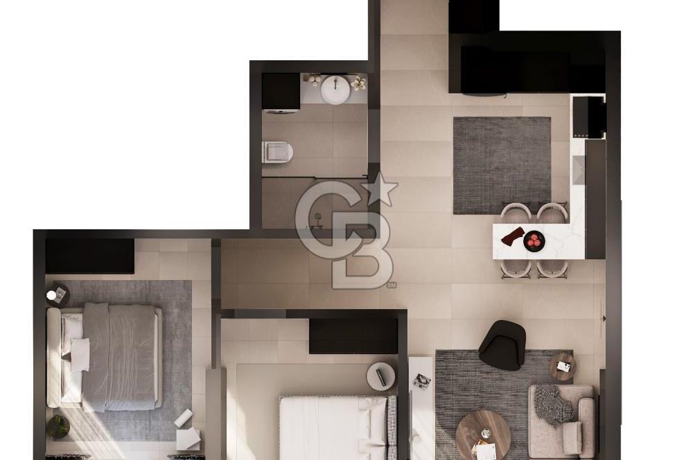 Kıbrıs Şehitler Cad. Fırsat 2+1 68 M² Satılık Lüx Daire