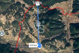YEŞİLYURT KÖYÜ'NDE EN UYGUN FİYAT AVANTAJIYLA 2088 M² TARLA