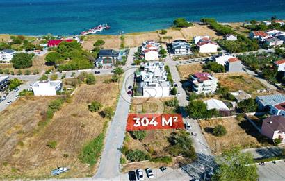 ÇANAKKALE KEPEZ SAHİLDE 304 M² SATILIK VİLLA ARSASI
