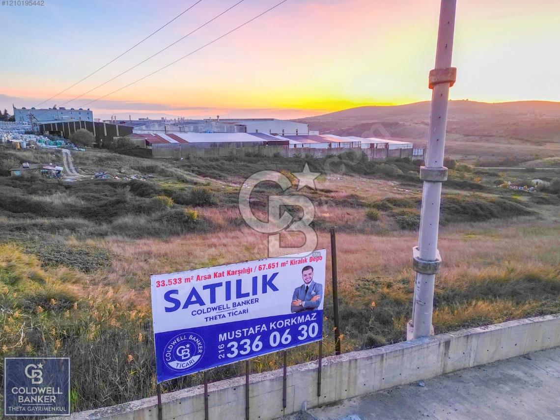 TUZLA AYDINLI'DA 67.651 M2 DEPO İMARLI 33.533 M2 SATILIK ARSA
