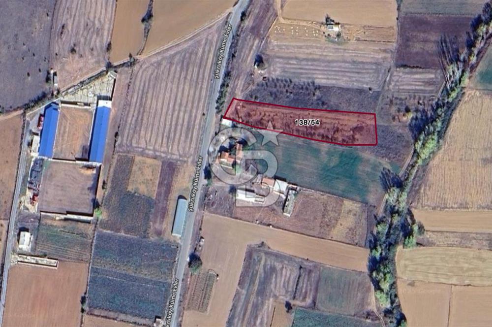 Edirne Keşan Şükrüköy'de 3407 m2 Bostanlık