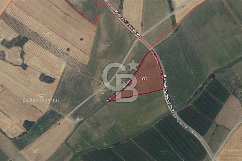 Edirne Keşan Küçükdoğanca'da 14750 m2 Tarla