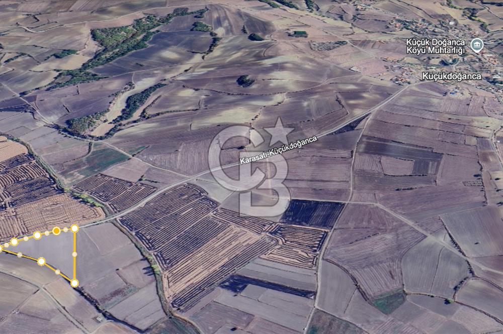 Edirne Keşan Küçükdoğanca'da 14750 m2 Tarla