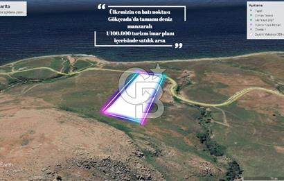 ÇANAKKALE GÖKÇEADA'DA 1/100.000LİK TURİZM İMAR PLANI İÇERİSİNDE SATILIK ARAZİ