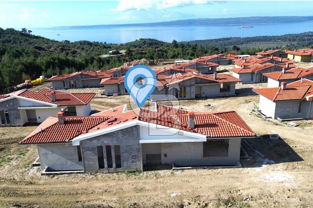 Çanakkale Çınarlı'da Orman ve Deniz Manzaralı, 3+1, Müstakil Bahçeli, SATILIK Villa