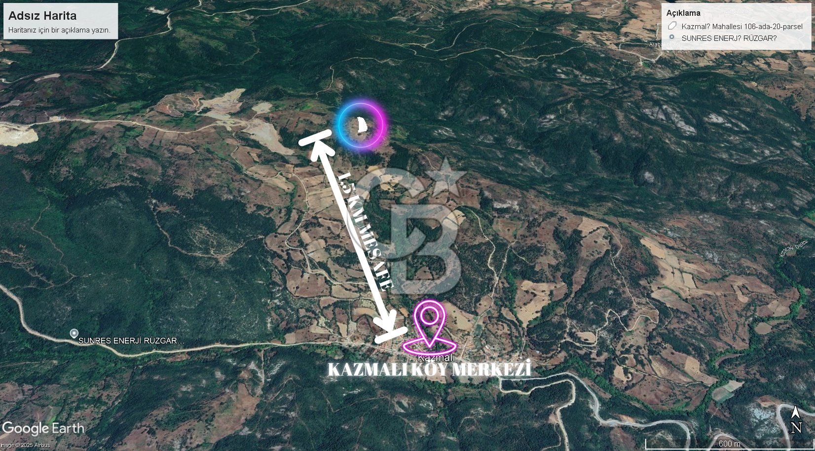 BİGA KAZMALI KÖYÜNDE TARIMA ELVERİŞLİ SATILIK TARLA 