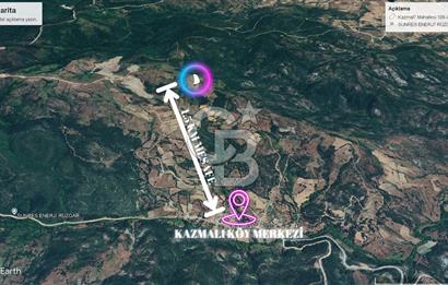 BİGA KAZMALI KÖYÜNDE TARIMA ELVERİŞLİ SATILIK TARLA 