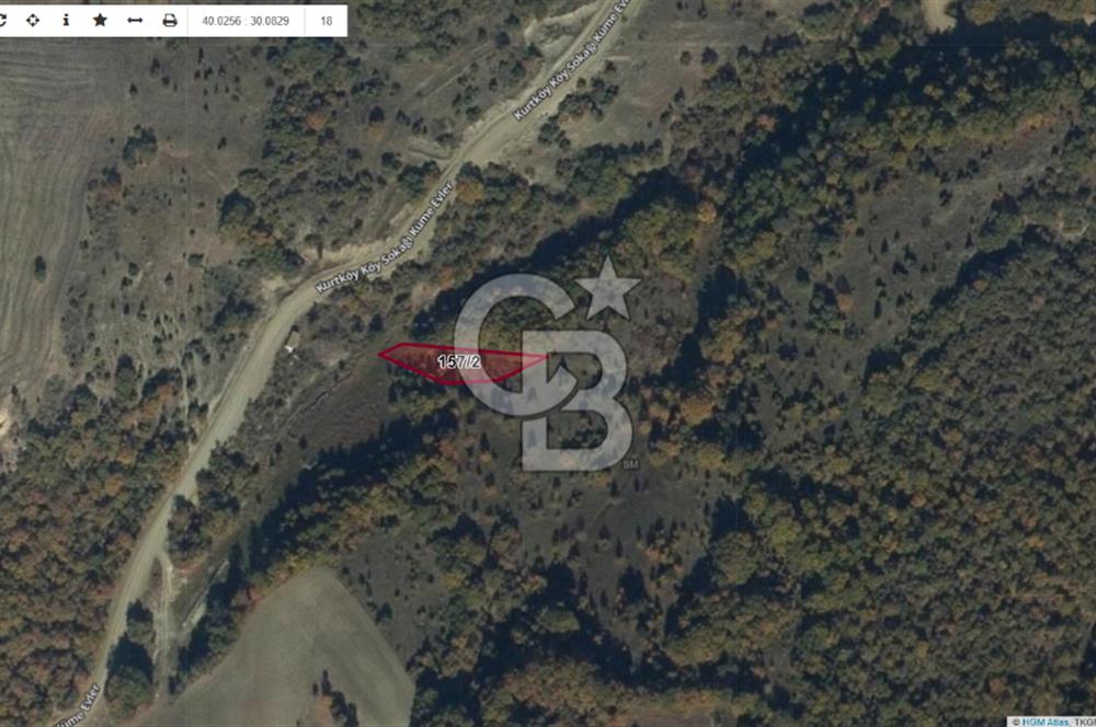 BİLECİK MERKEZ KURTKÖY'DE SATILIK TARLA-705 M2