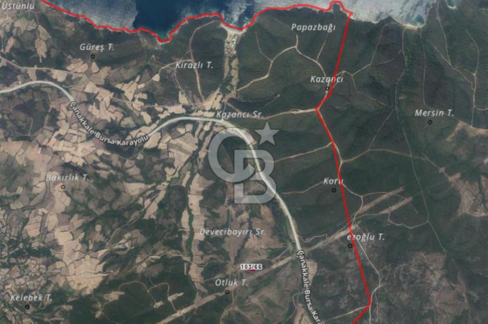Çanakkale Lapseki Güreci Köyü 2.352 m2 Tarla
