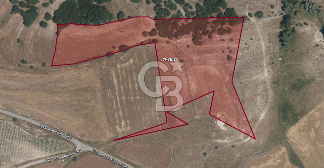 CB ELİTTEN KIZILCAHAMAM PAZARDA FIRSAT SATILIK TARLA