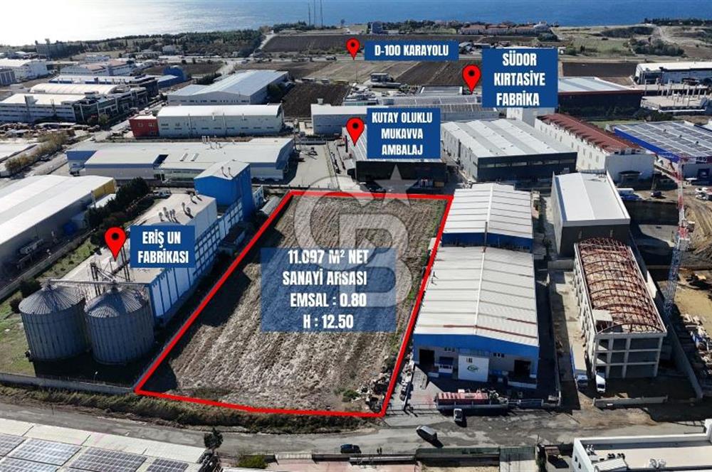 SİLİVRİ KAVAKLI'DA NET 11.097 M² SANAYİ İMARLI ARSA