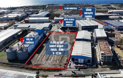 SİLİVRİ KAVAKLI'DA NET 11.097 M² SANAYİ İMARLI ARSA
