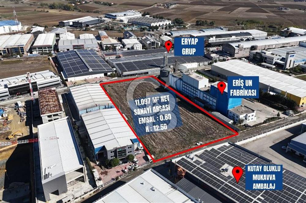 SİLİVRİ KAVAKLI'DA NET 11.097 M² SANAYİ İMARLI ARSA