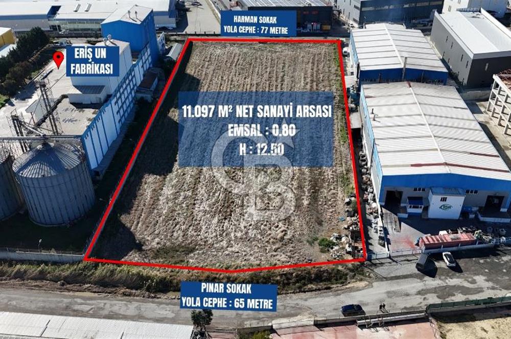 SİLİVRİ KAVAKLI'DA NET 11.097 M² SANAYİ İMARLI ARSA