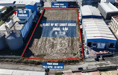 SİLİVRİ KAVAKLI'DA NET 11.097 M² SANAYİ İMARLI ARSA