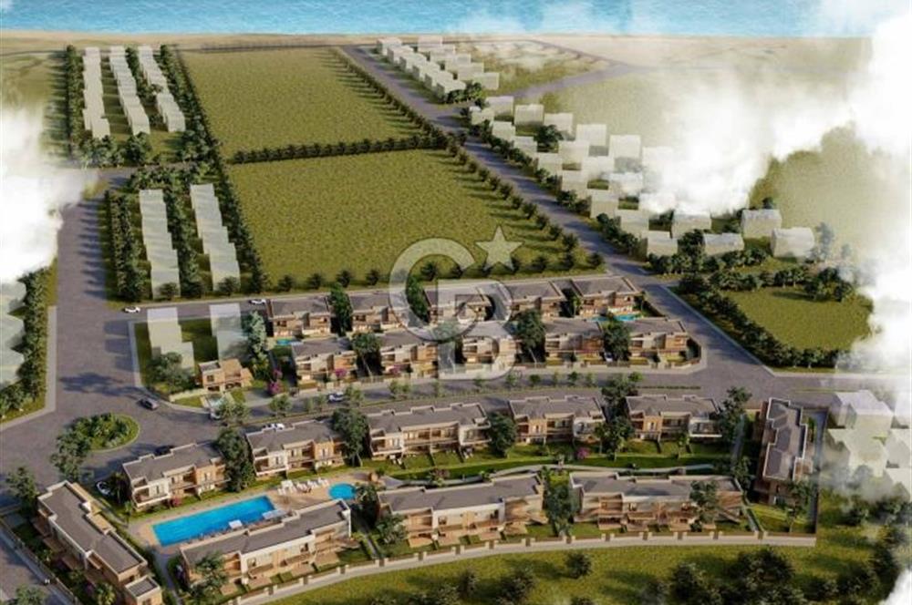 KADRAJ AYAZMEND AYVALIK' da Satılık Müstakil Havuzlu Villalar