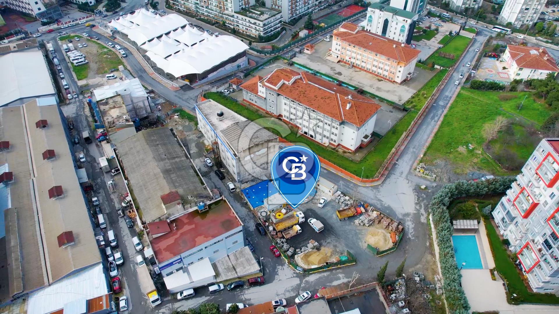Halkalı Merkez'de 1357 m² Köşe Parsel Ticari İmarlı Satılık Arsa
