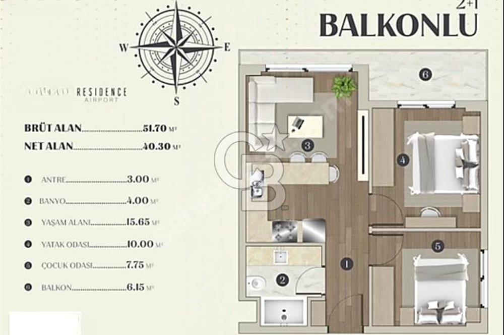 Torbalı Ayrancılar İnönü Mah. Satılık 2+1 amerikan mutfak daire