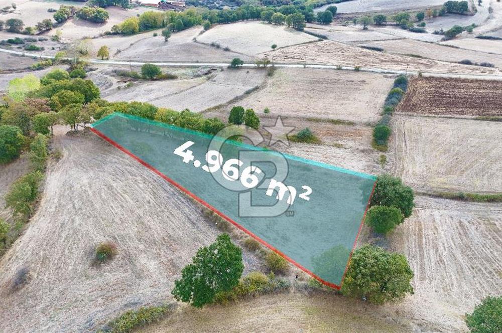 Çanakkale Çan Karadağ Köyünde 4.966 m2 Fırsat Satılık Tarla !