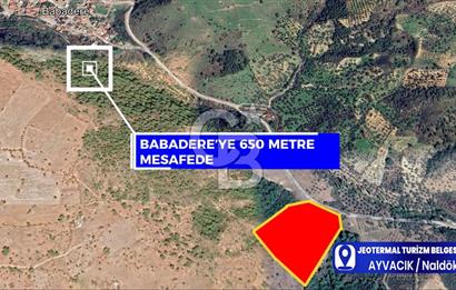 Çanakkale Ayvacık Naldöken'de Satılık Jeotermal Turizm Belgeli Arsa!