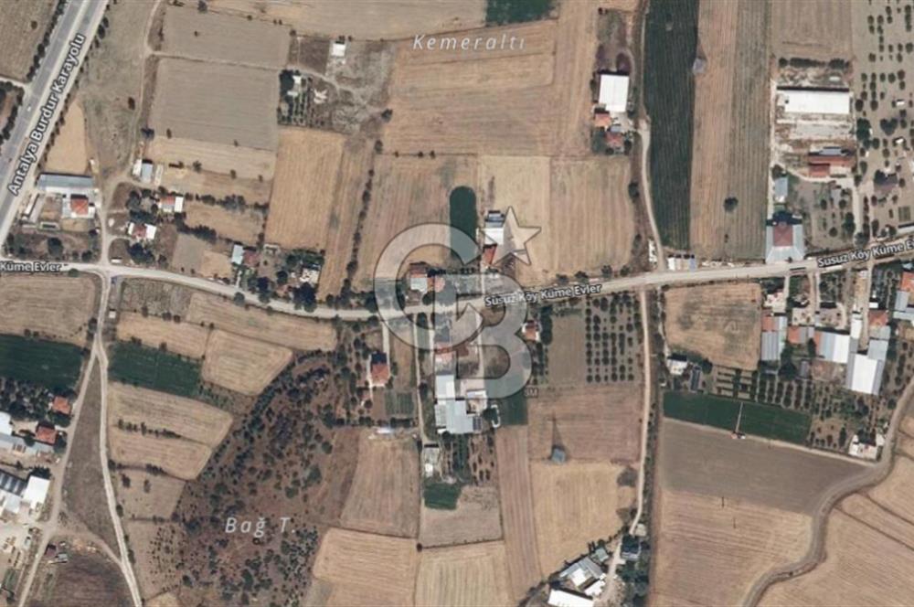 BURDUR BUCAK SUSUZ DA YOLA CEPHE 3.655 M2 SATILIK TARLA