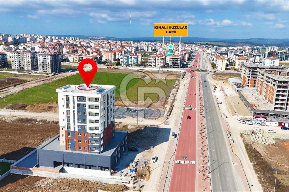 Çanakkale Cadde Premium'da Geniş 3+1 Satılık Fırsat Daire !