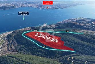 Çanakkale Kilitbahir'de Deniz Manzaralı 53.326 m2 Müstakil Tapu, Tarla ve Zeytinlik !