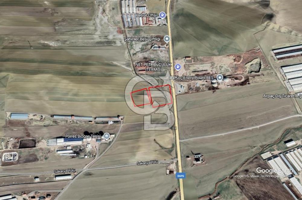 Ankara Polatlı Sakarya Bölgesinde YOL CEPHELİ SATILIK ARSA