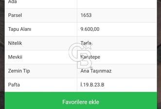 BALIKESİR KARESİ ŞAMLI SATILIK TARLA